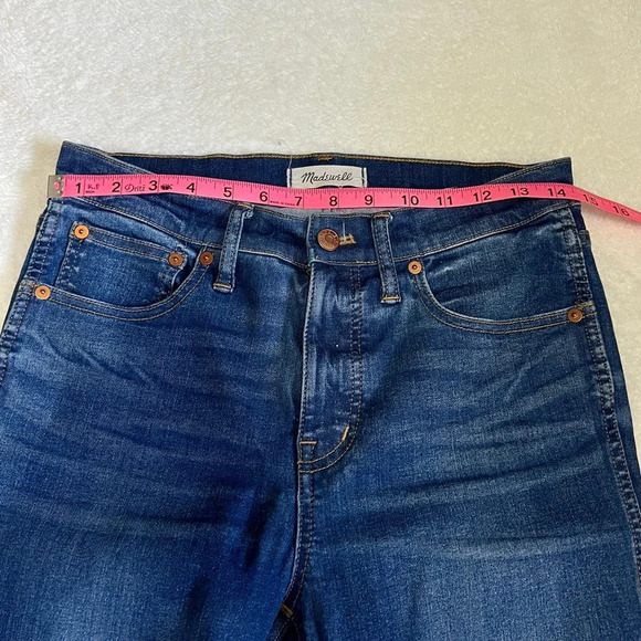 Madewell Medium Wash 9” High-Rise Skinny Jean - 29 - Picture 9 of 11